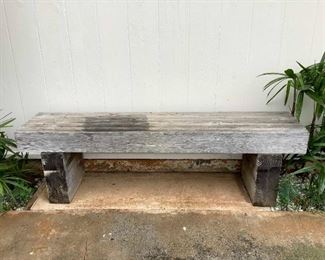 Wle246 Upcycled Lam Beam Wooden Bench