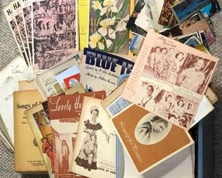 WLE258 - 125+ Vintage "Hawaii Calls" Radio Transcripts & Hawaii Nostalgia Ephemera