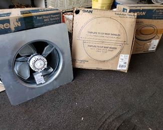 WLE277 - Three Broan Roof Mounted Attic Ventilators