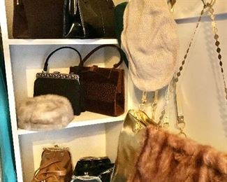 Vintage clothing, shoes and handbags