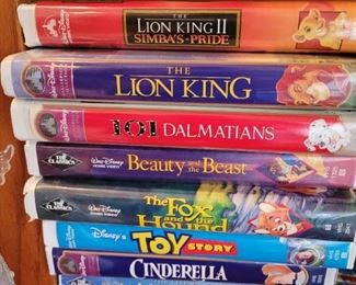 Lots of Disney movies 