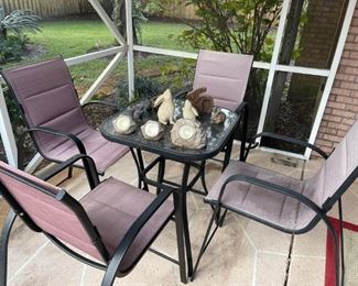 Very nice selection of outdoor furniture / tables / chairs and decor 