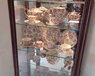 English bone china chintz pattern Royal Winton and Sadler