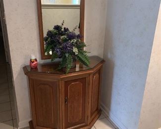 Entry Console Table + Mirror Set