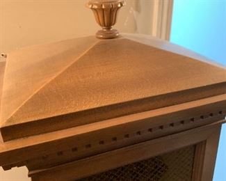 top of clock cabinet