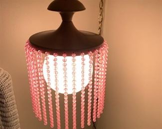 Retro Beaded Swag Lamp