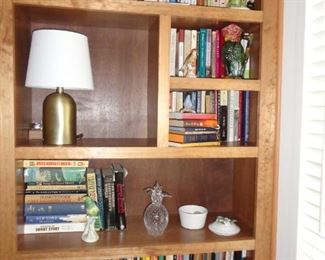 BOOKS AND CHINA SCULPTURES