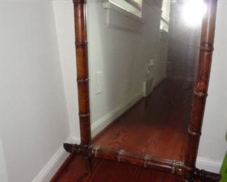 BAMBOO FRAMED MIRROR