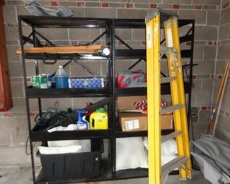 GARAGE ITEMS AND LADDER