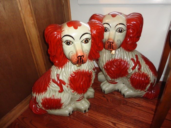 KING CHARLES FOO DOGS 24" TALL 