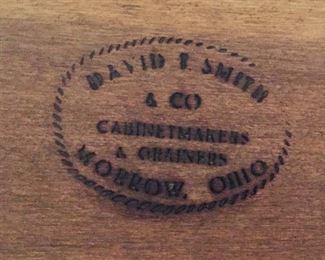 David T. Smith Table Stamp