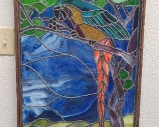 Large Stained Glass - Bird
