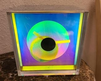 Retro Prisma Clock by Kirsch Hamilton