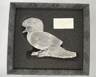 Lalique Great Goura Bird VERY RARE