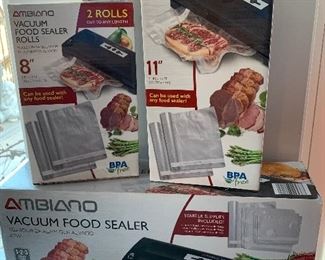 Ambiano Vacuum Food Sealer & Rolls