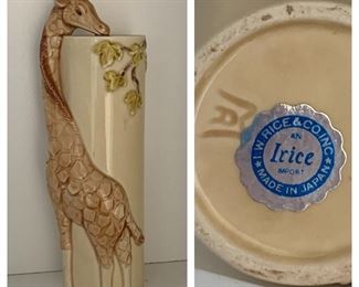 Irice Japan Giraffe Vase