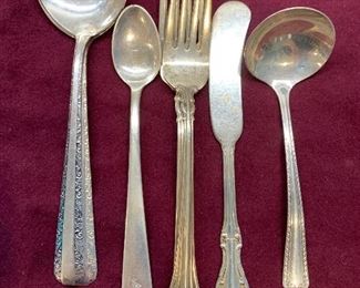 Assorted Sterling Flatware Pieces