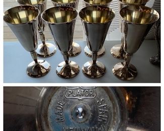 Neiman Marcus Silverplate Stemware/Goblets