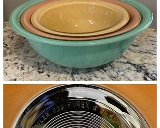 Glass Pyrex Mixing Bowls
