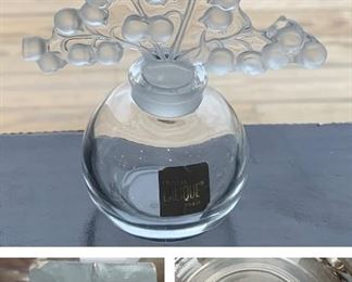 Lalique Crystal Perfume Bottle Lily-of-the-Valley