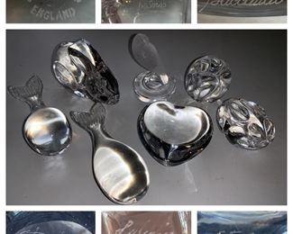 Assorted Crystal Paperweights (Baccarat, Steuben and More)