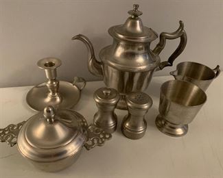 Assorted Pewter