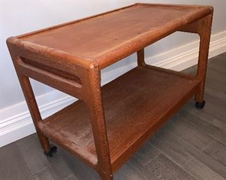 Mid Century Danish Rolling Cart
