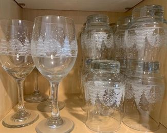 Christmas Snow Glasses