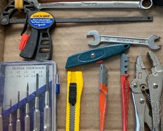 Assorted Small Tools/Snap-On Wrench