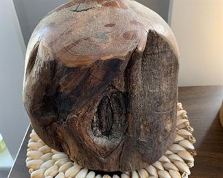 Wood Art Vase