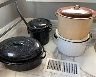 Enamelware Roaster/Stock Pots