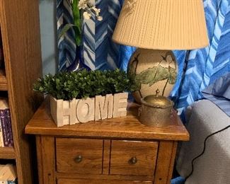 Nightstand and Home Decor