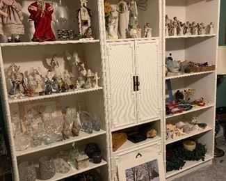 Large Shelving/Storage Unit/Assorted Home Decor