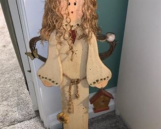 Wooden Angel Decor