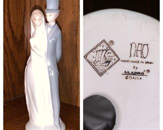 Lladro Bride and Groom Figurine