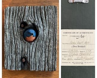 Don Briddell Carved Bird Creation