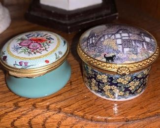 Porcelain Trinket Boxes