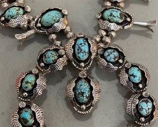 Unmarked Squash Blossom Necklace