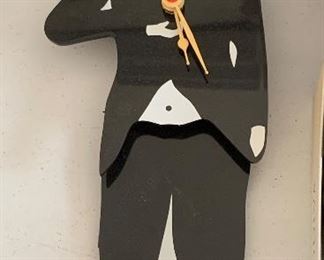 Charlie Chaplain Clock
