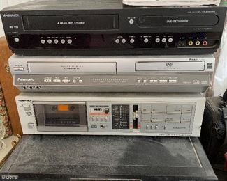VCR, DVD and VHS Players