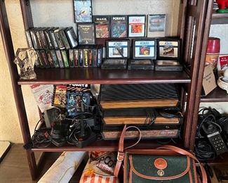 Atari consoles & a vintage Dooney!