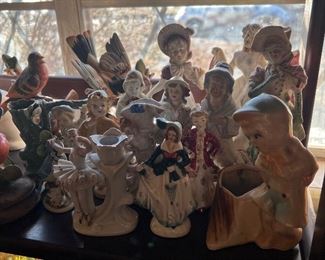 Amazing collection of Victorian style figurines!
