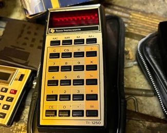 Early Texas Instruments calculator 