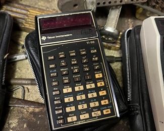 TI-55 vintage calculator