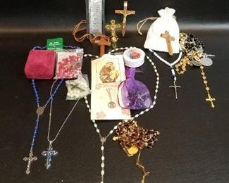 Rosary religious icons