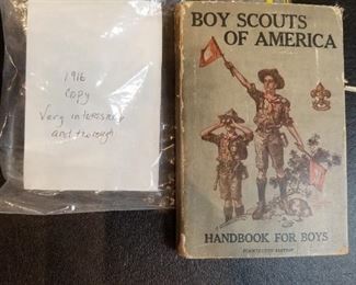 1916 Boy scouts manual book