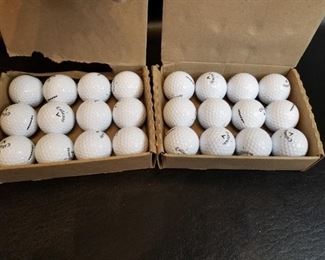 New golf balls