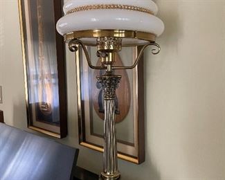 Gorgeous tall mid century lamp.  Asking $80