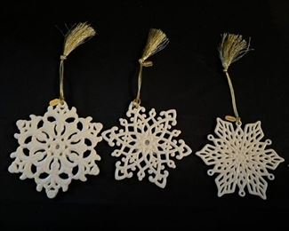 Lenox Collectible Snowflakes by year