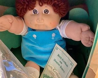 Cabbage Patch Doll with original box and birth certificate